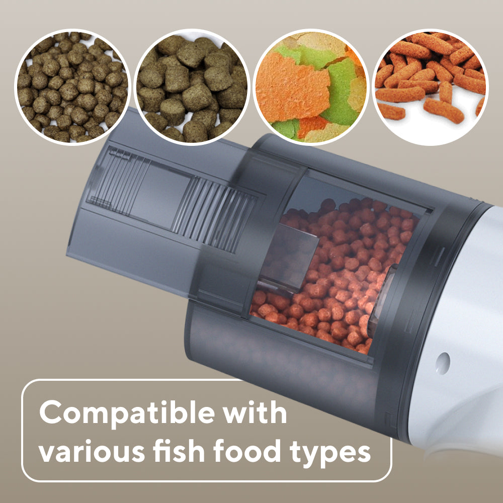 Bubbly Automatic Fish Feeder with Digital Screen