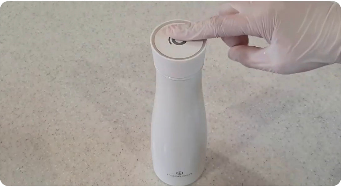 LIZ Smart Bottle: UV Sterilization (Video Test)