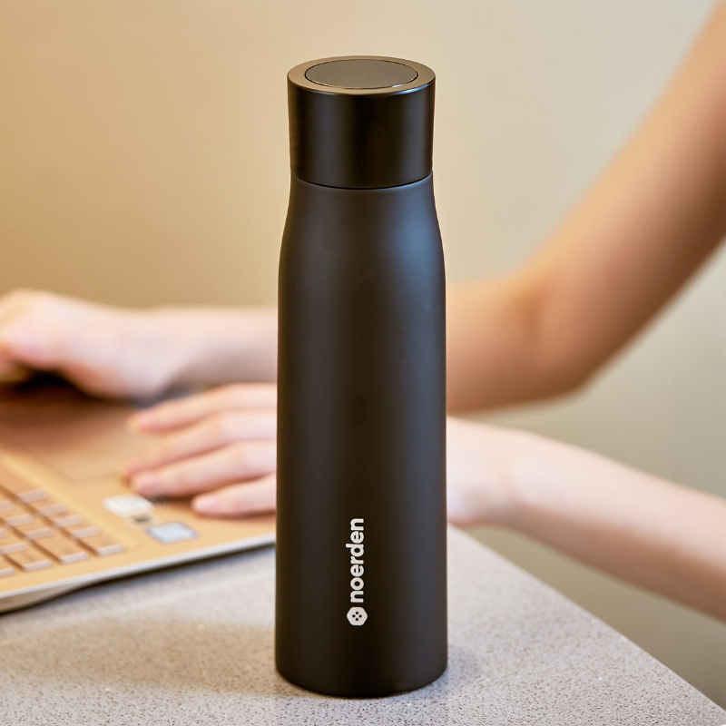 LIZ+ UV Water Bottle - Black