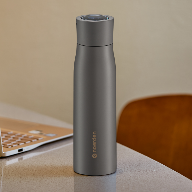 LIZ+ UV Water Bottle - Grey