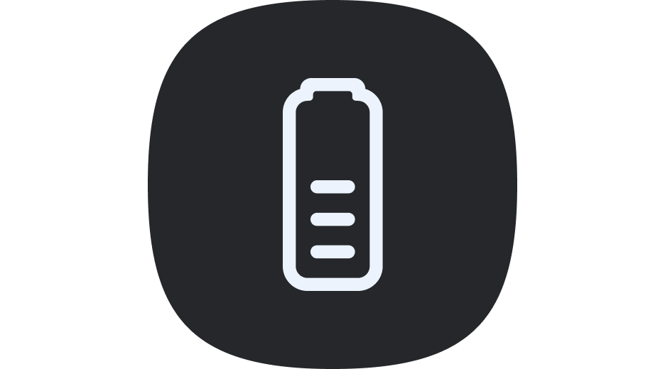 Battery with levels icons